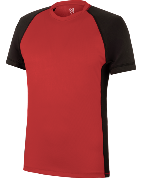 Camiseta Dry-Tech Rojo/Negro