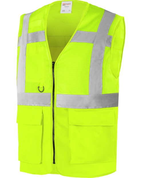 Chaleco Multibolsillos Rejilla Lumen Fresh Amarillo