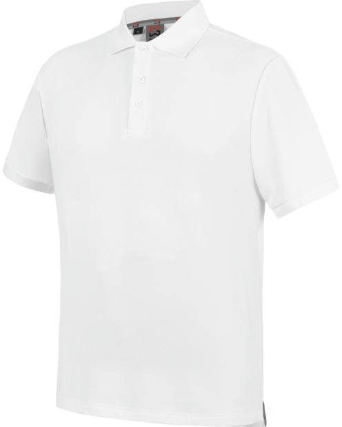 Polo Tactel Manga Corta Blanco