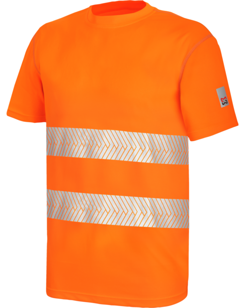 Camiseta Manga Corta Lumen Pro Naranja