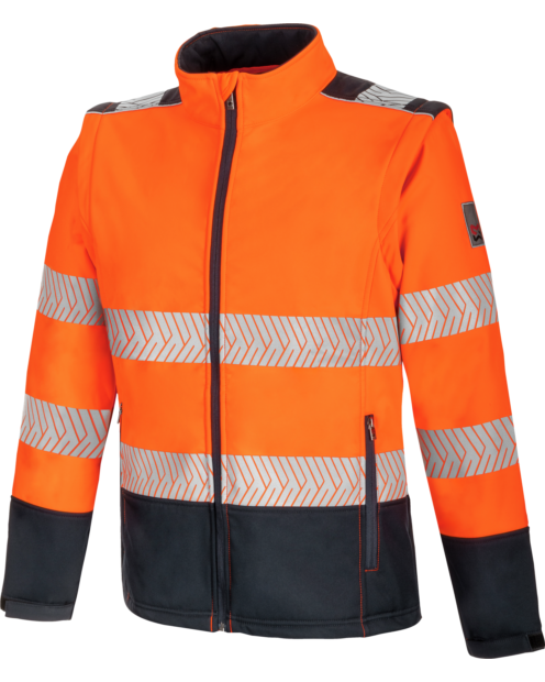 Softshell Lumen Pro Mangas Desmontables Naranja/Marino