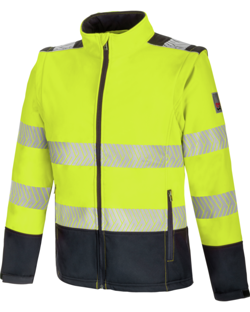 Softshell Lumen Pro Mangas Desmontables Amarillo/Marino