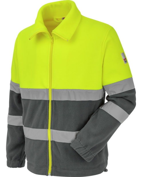 Polar de Trabajo Alta Visibilidad Lumen 1/2 Amarillo/Gris