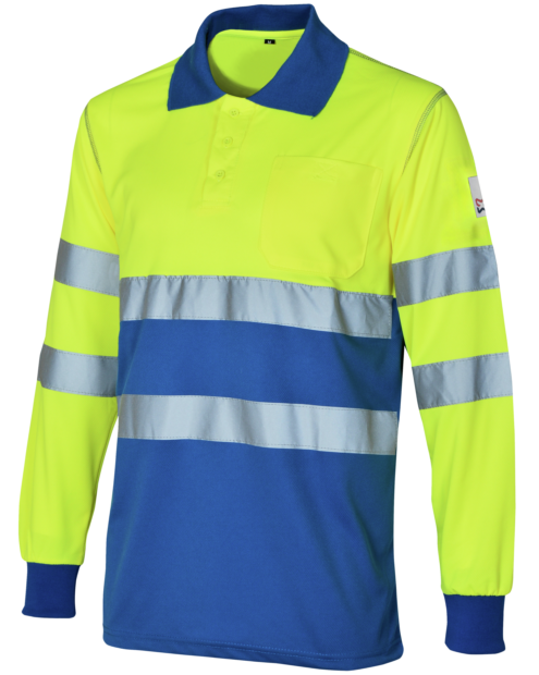 Polo de Trabajo Alta Visibilidad Lumen Clase 2 Amarillo/Real