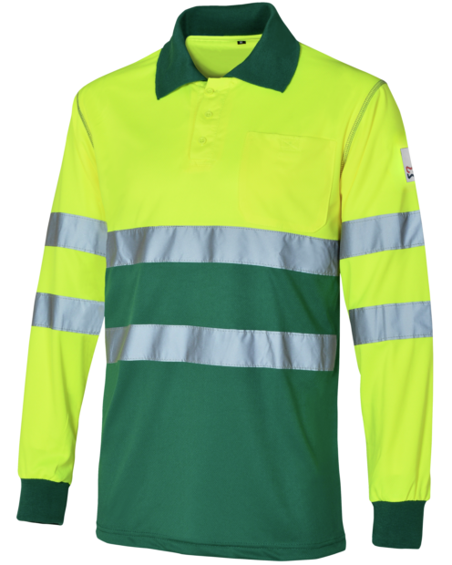 Polo de Trabajo Alta Visibilidad Lumen Clase 2 Amarillo/Verde