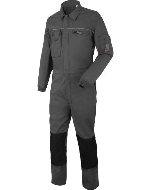 BUZO DE TRABAJO CLASSIC COMBI GRIS/NEGRO