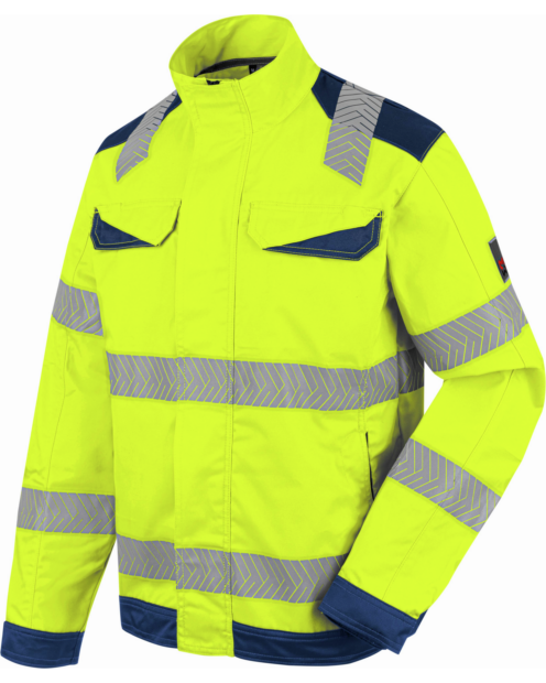 Chaqueta Alta Visibilidad Fluo Amarillo/Azul
