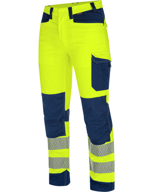 Pantalón Alta Visibilidad Fluo Amarillo/Azul