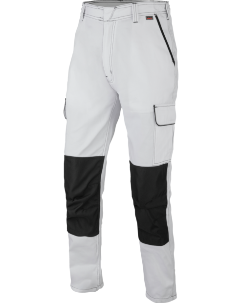 Pantalon Combi Blanco/Negro