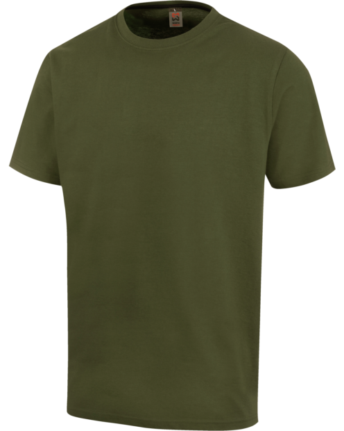 Camiseta Manga Corta Job+ Verde Militar