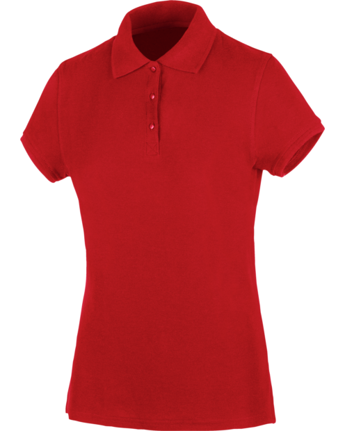 Polo Rojo Mujer Manga Corta Job+