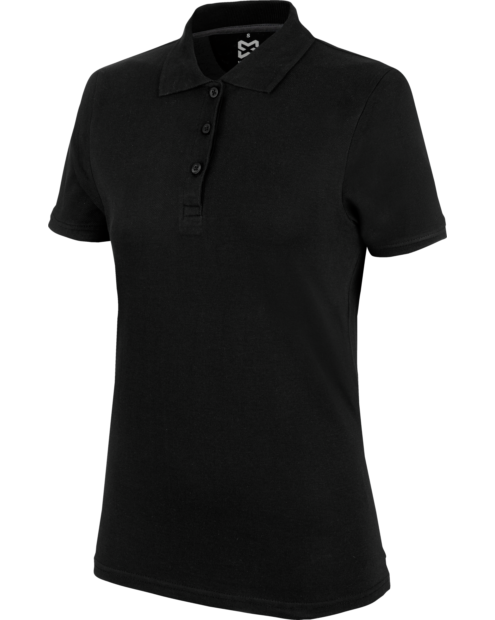 Polo Manga Corta Mujer Job+ Negro
