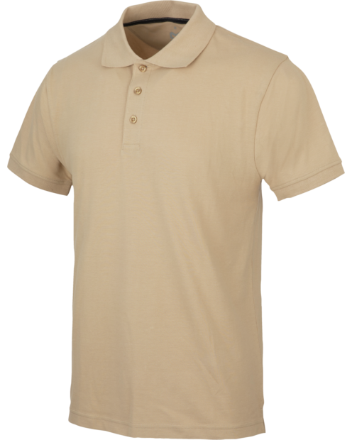 Polo Manga Corta Job+ Beige