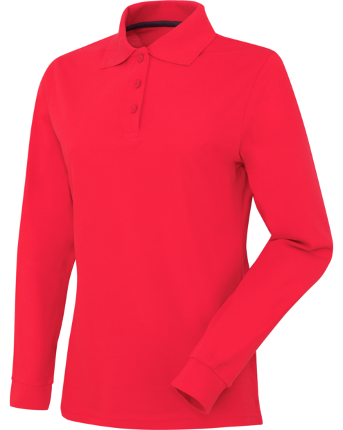 Polo Manga Larga Job+ Mujer Rojo