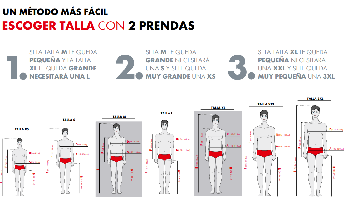 versus solitario dañar Guía de tallas de vestuario laboral | Würth MODYF | Würth MODYF